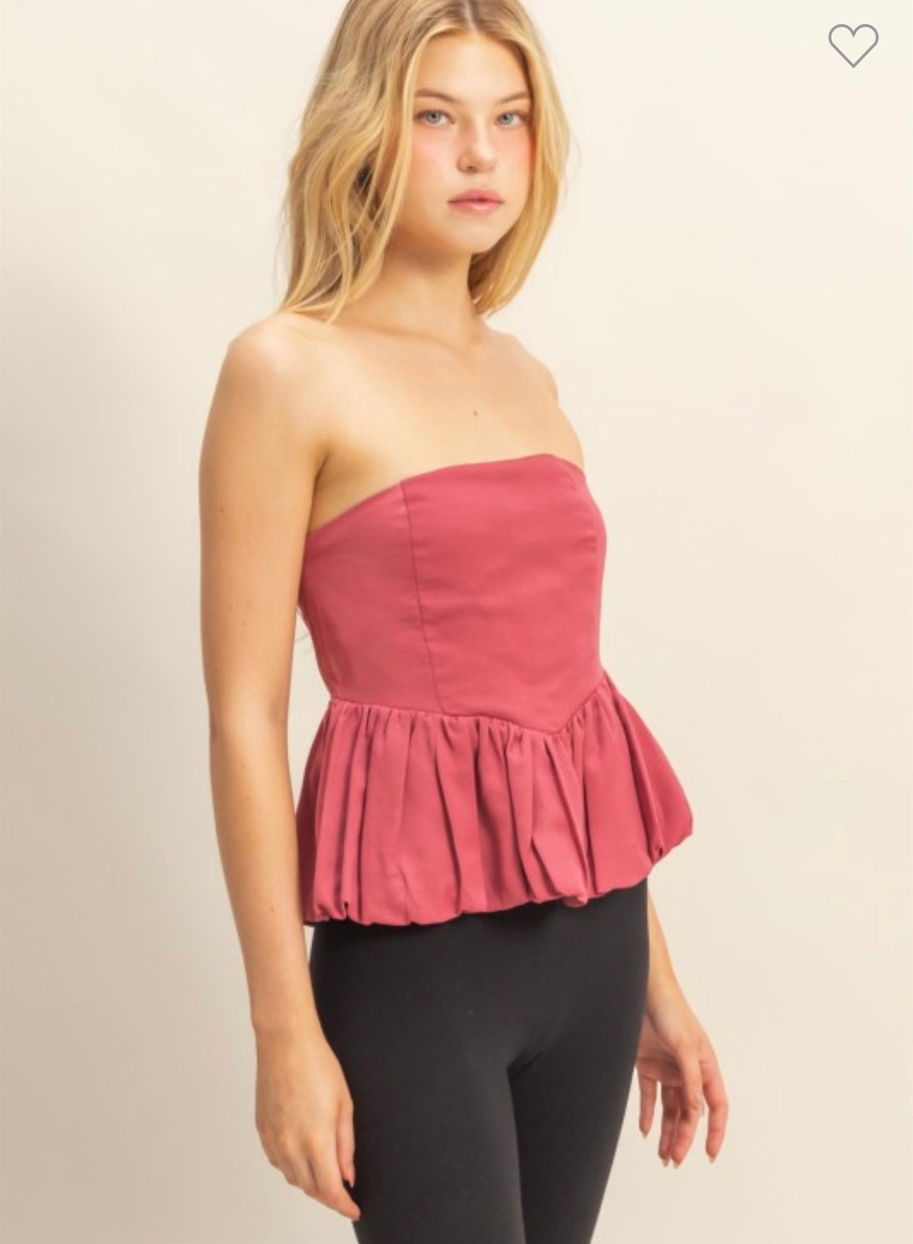 Balloon Gel Strapless Top