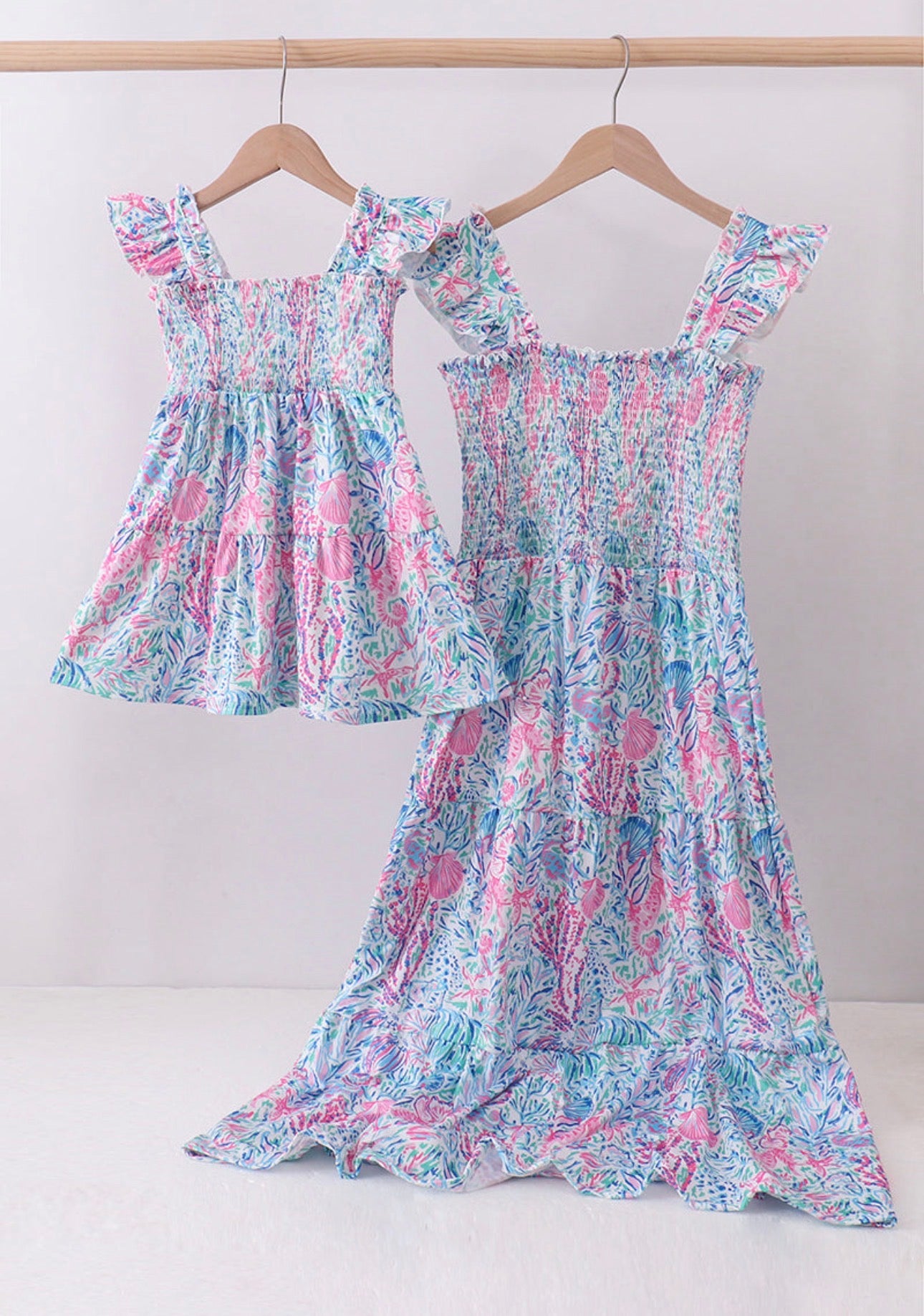 Mommy & Me Blue Sea Dress