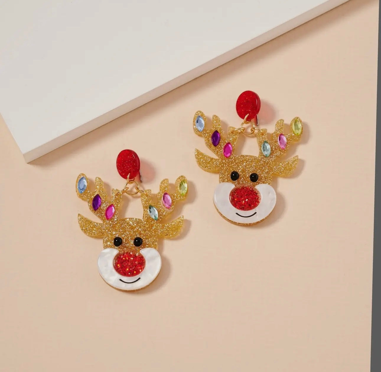 Reindeer Diamond Earrings