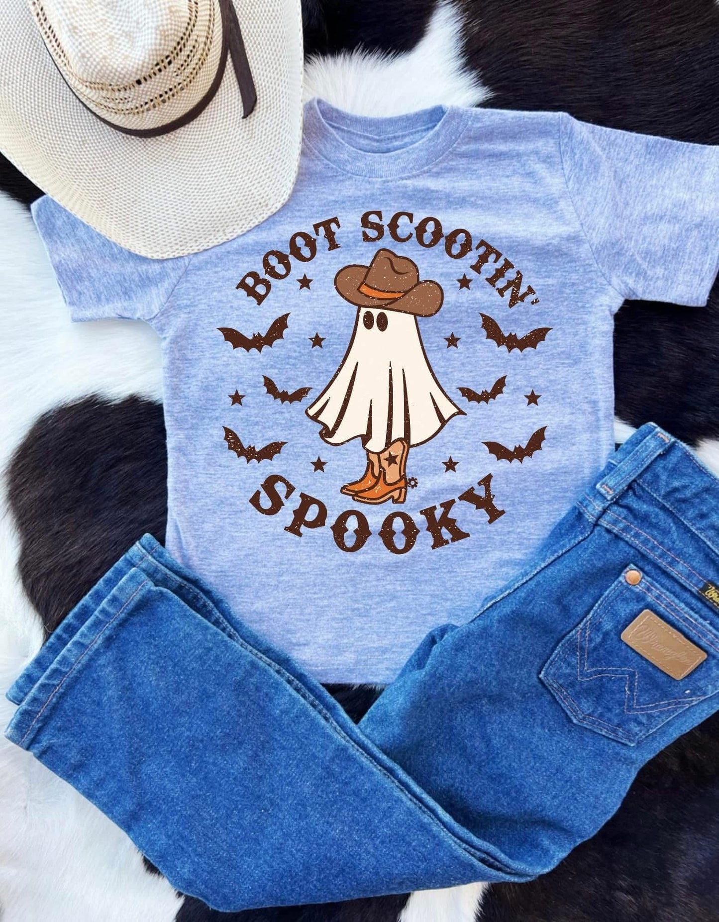 Boot Scootin Spooky Kids Tee