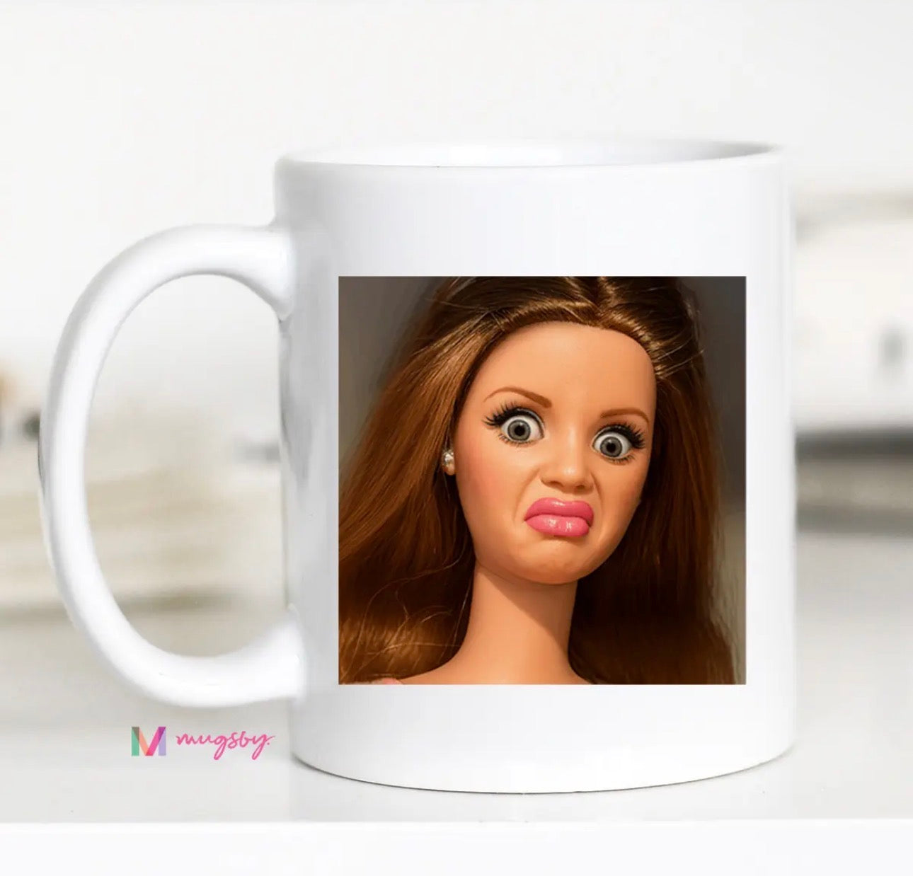 Funny Retro Barbie Mug