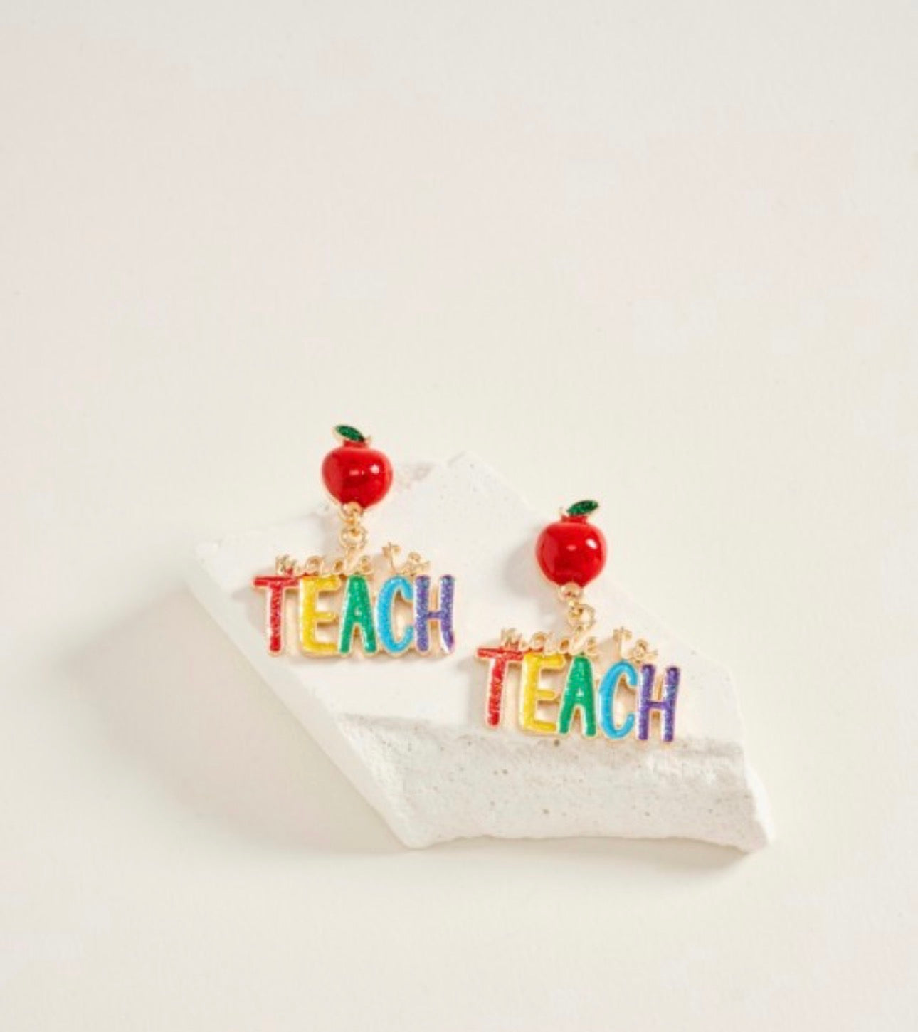 Apple TEACH Earrings