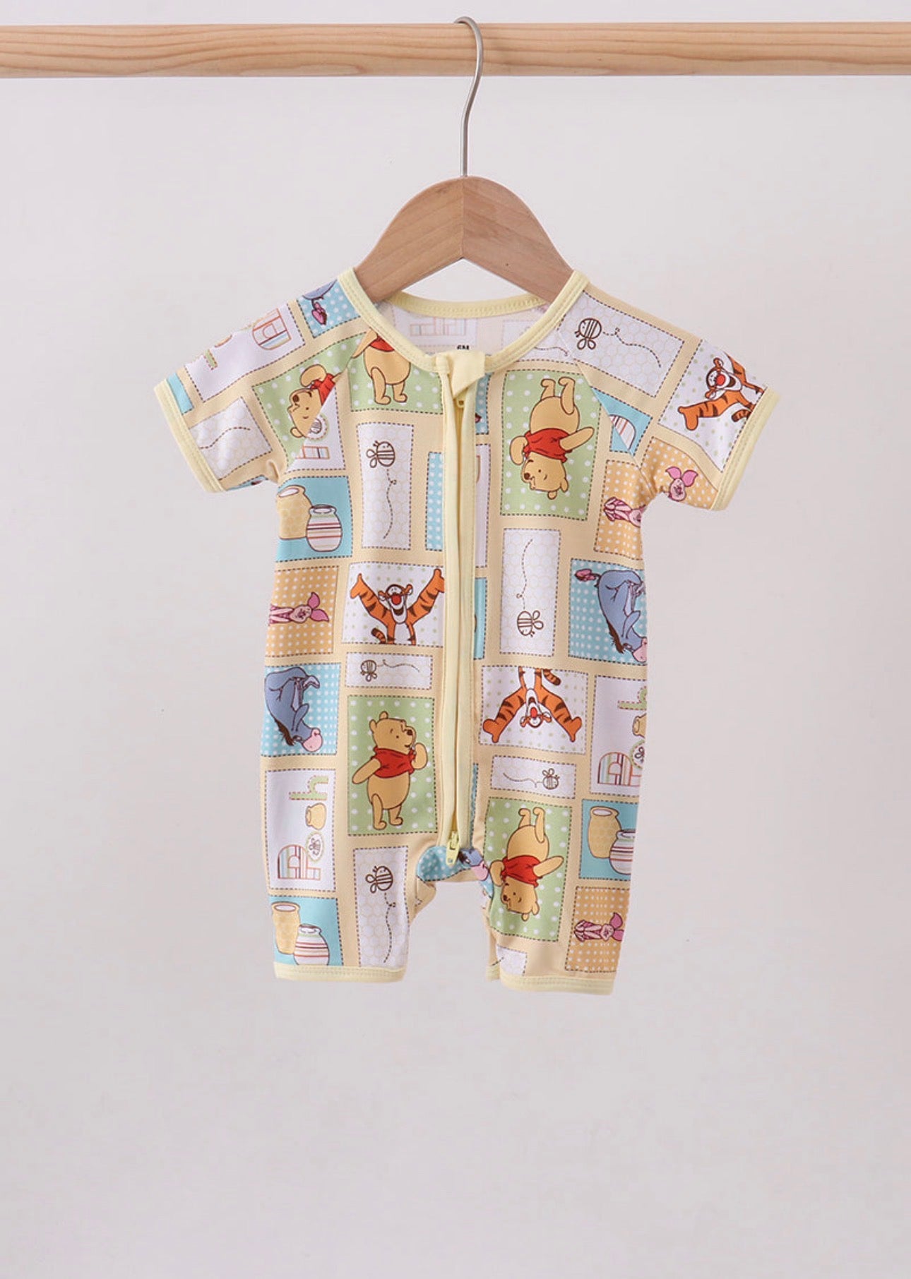 Tiger & Pooh Baby Bamboo Romper