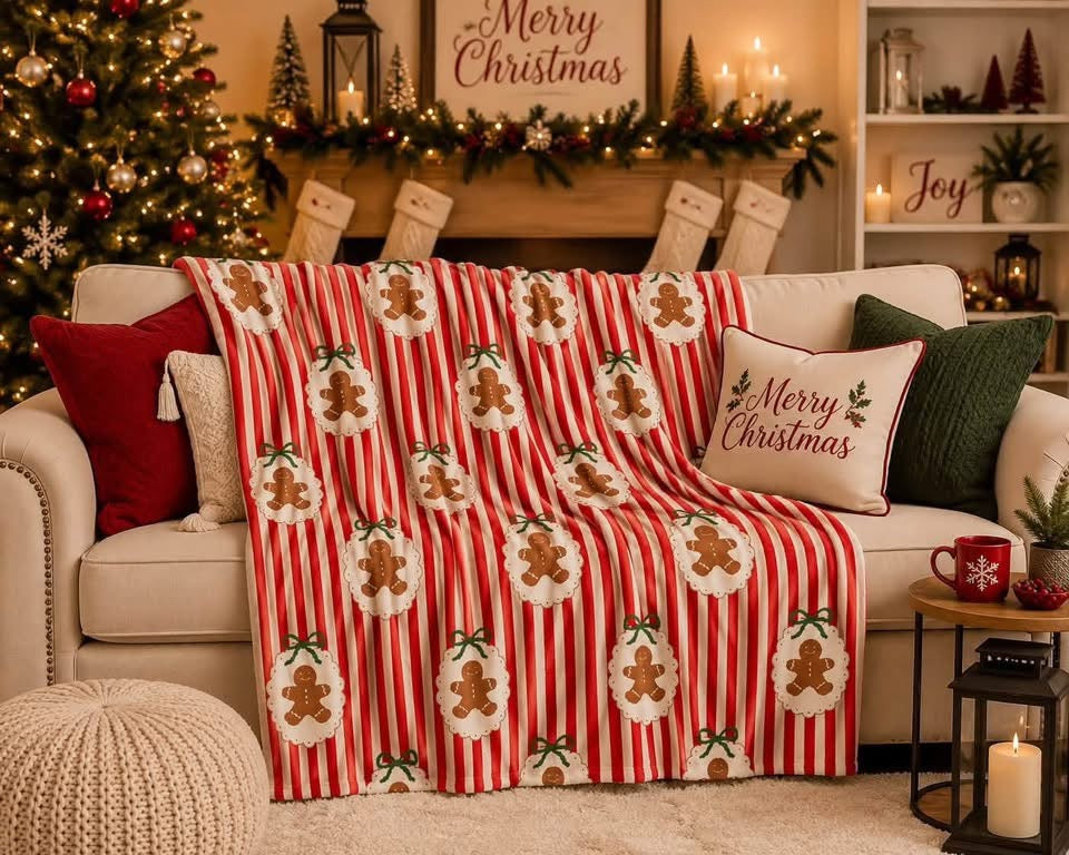Luxury Gingerbread Blanket