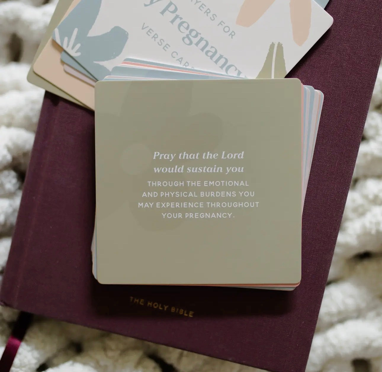 Prayers For My Pregnancy Verse Card Set