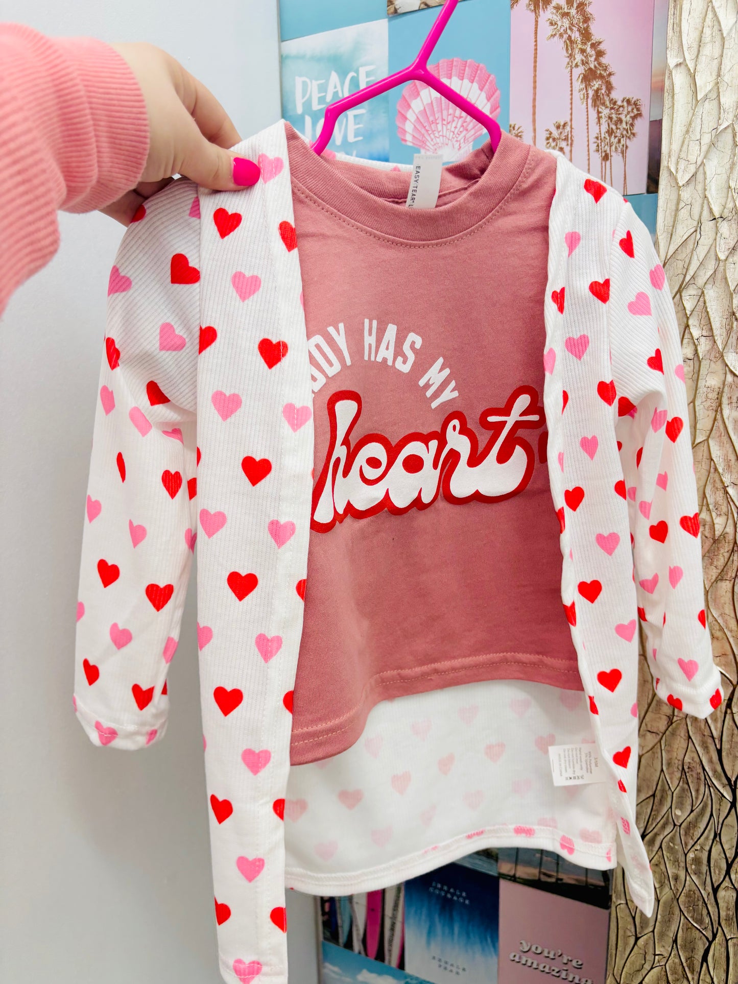 Heart Kids Cardigan