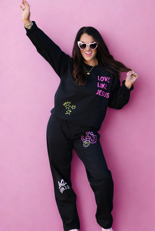 Love Like Jesus Sweater Top