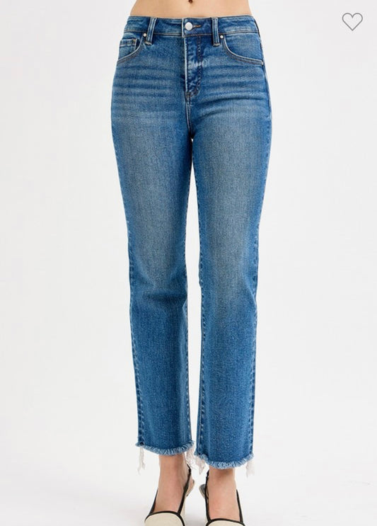 Tummy Control High Rise Straight Hem