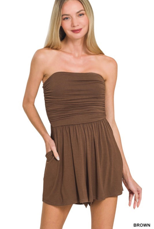 Brown Romper
