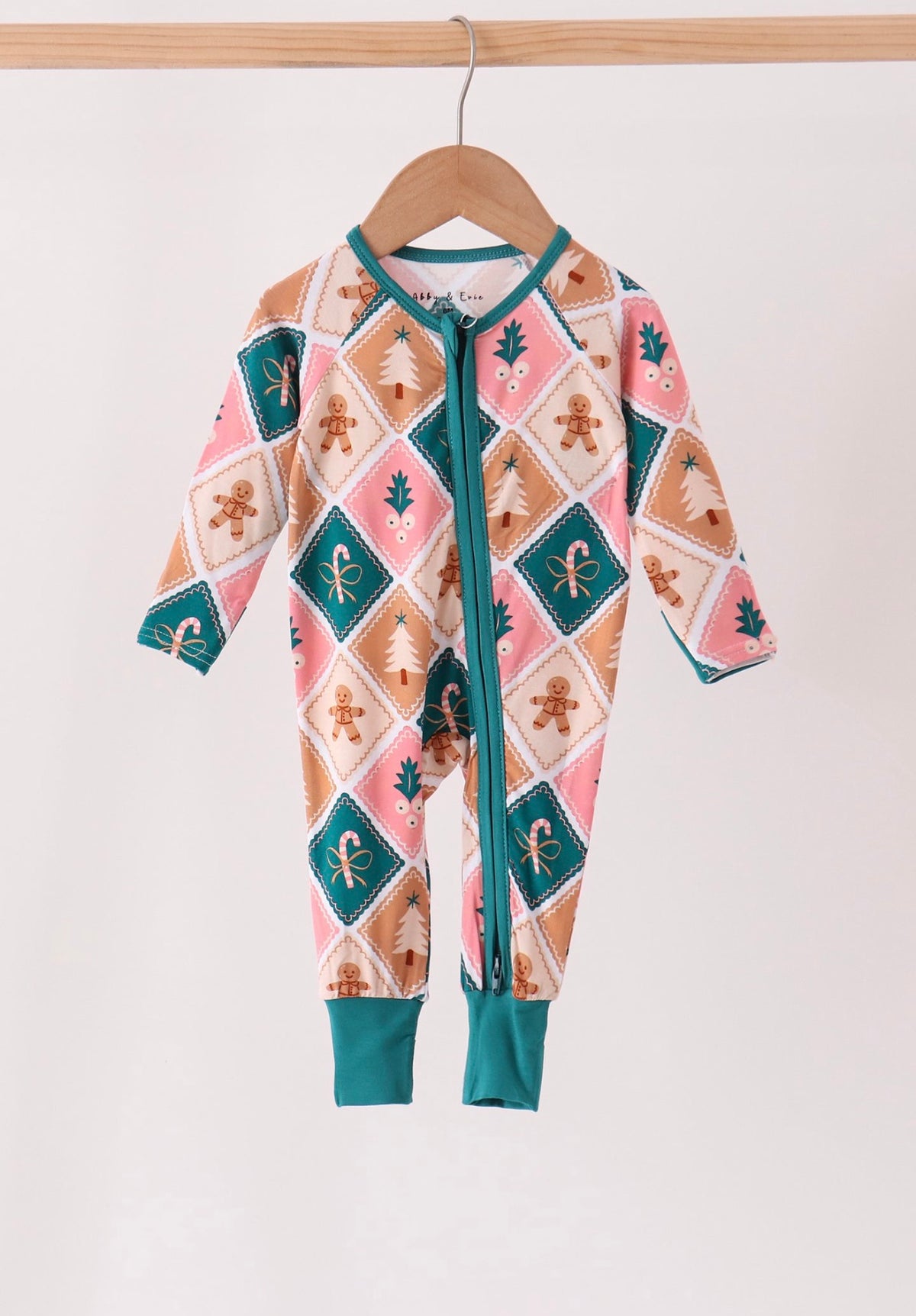 Gingerbread Bamboo Romper