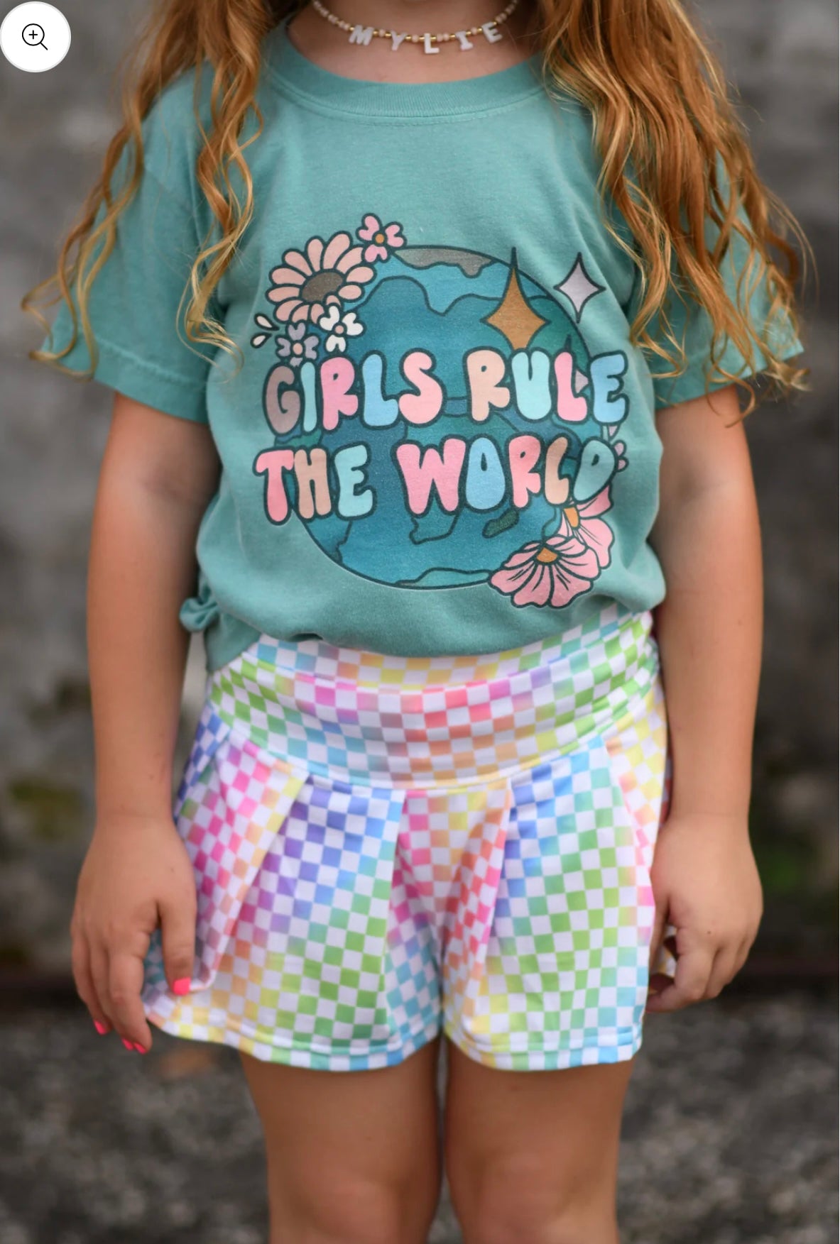 Girls Rule The World Kids Tee