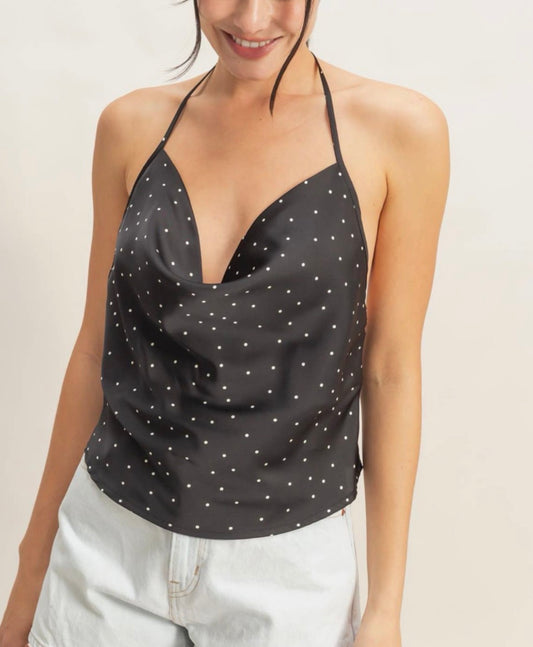 Polka Dot Halter Top