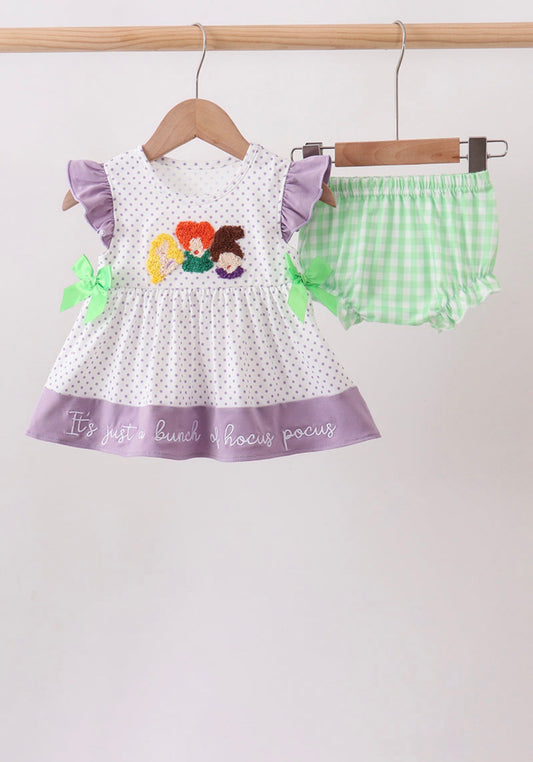 Hocus Pocus Baby Bloomer Set
