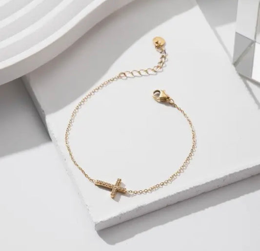 18k stainless steel tarnish free Gold