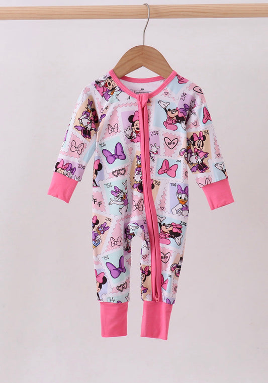 Pink Character Bamboo Sleeper