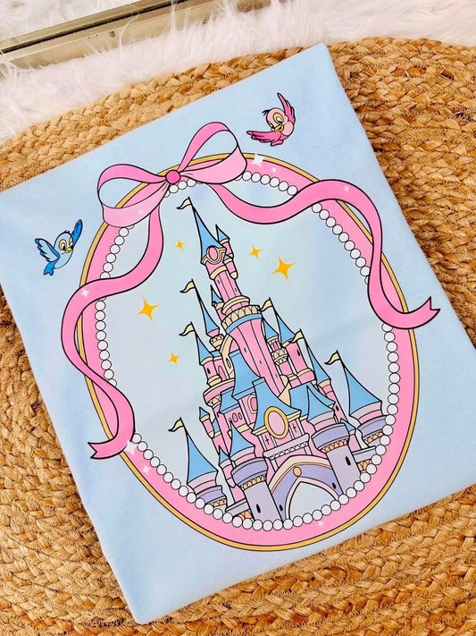 Castle Frame with Birds Graphic Ted