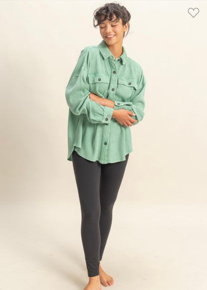 Emerald Oversized Shacket