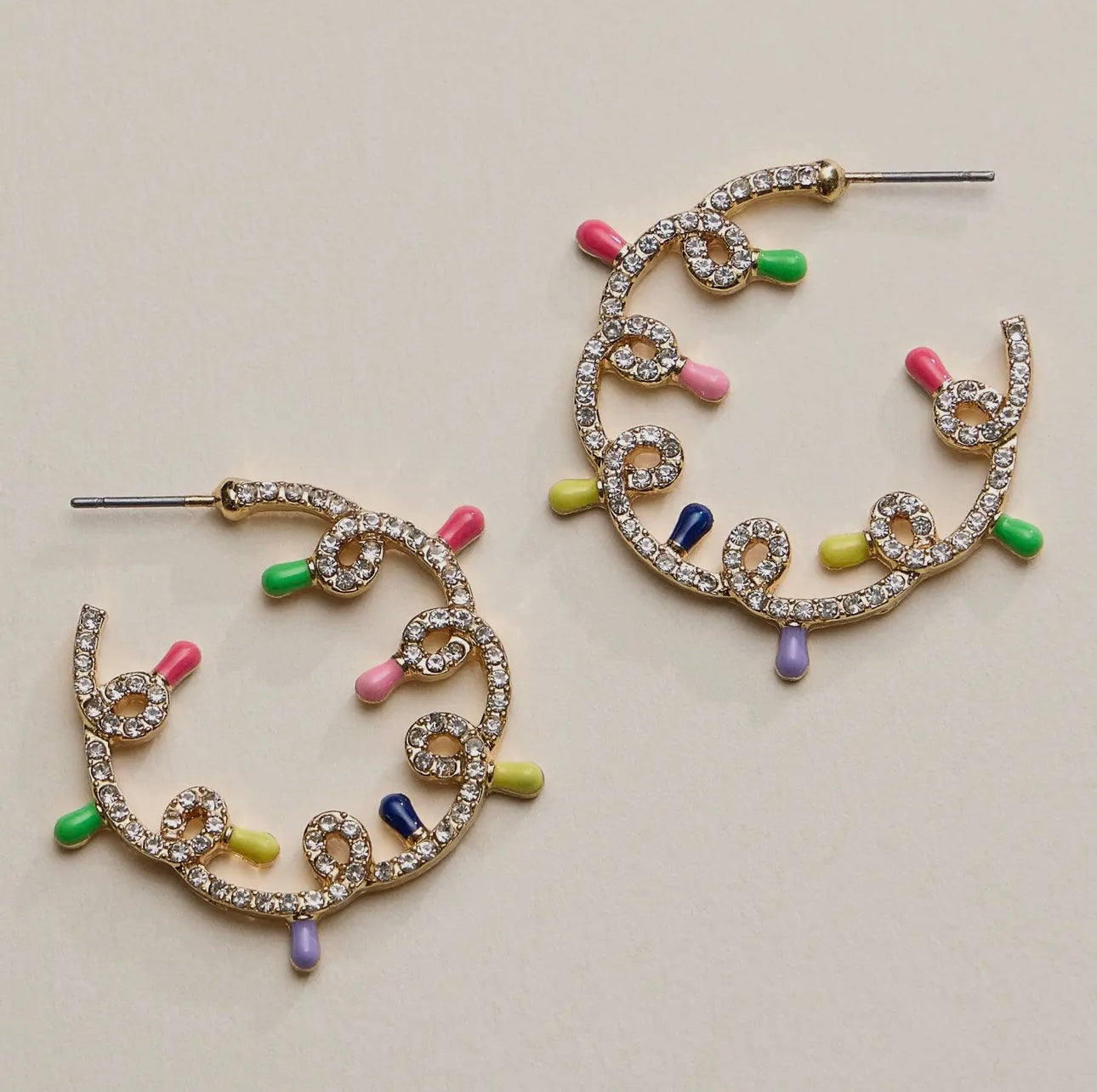 Christmas Lights Earrings