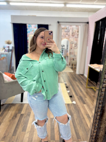 Emerald Oversized Shacket