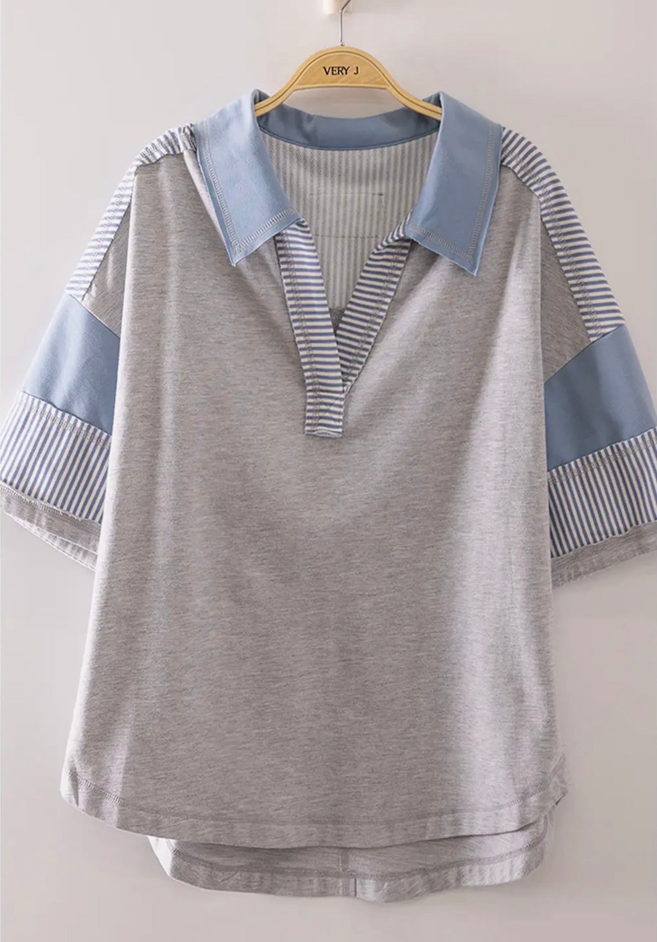 Oversized Half Sleeve Casual Top