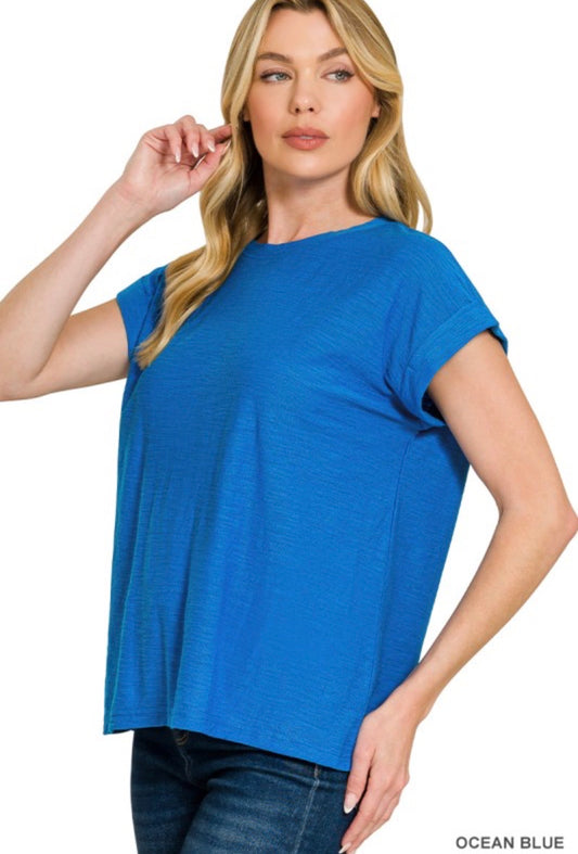 Ocean Blue Everyday Blouse