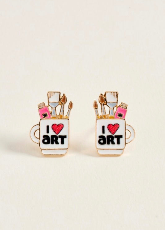 I love art Earrings