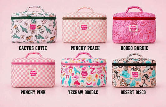 Cactus Cutie Quilted Makeup Bag