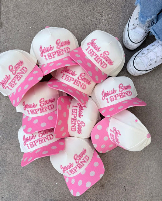 Jesus Saves I Spend Hat