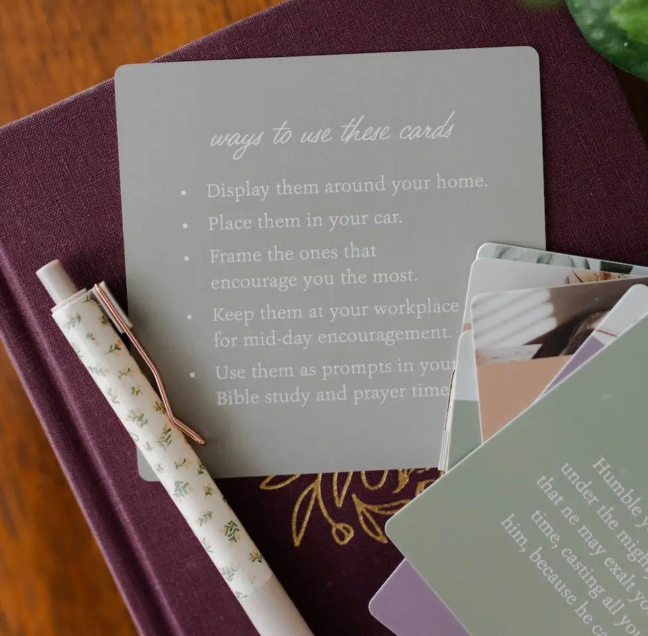 Encourage For Single Parents Verse Card Set