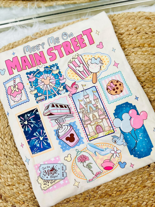 Main Street Girlies Collage Tee
