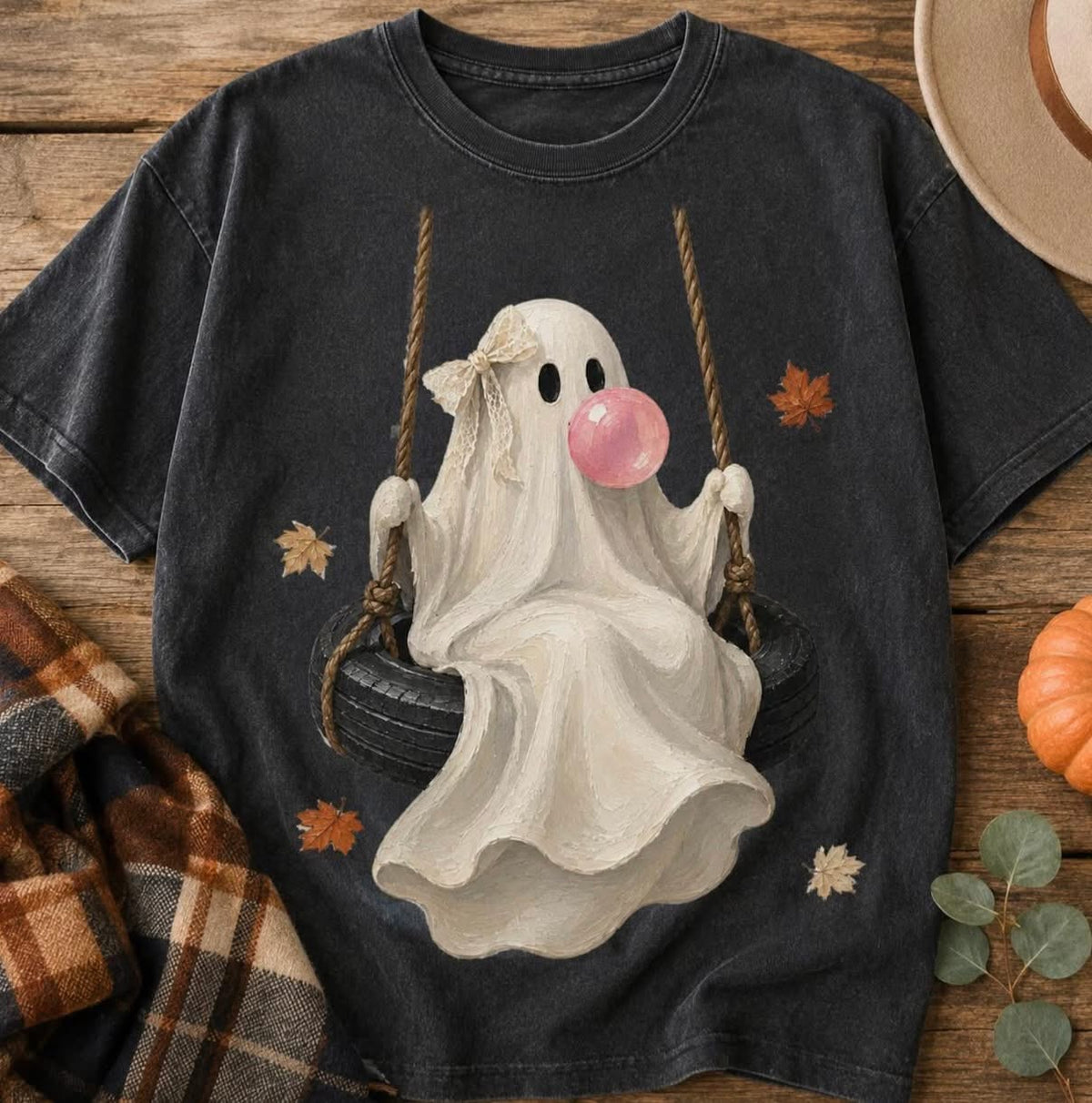 Bubblegum Ghost Swing Tee