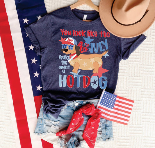 Want a Hot Dog Tee