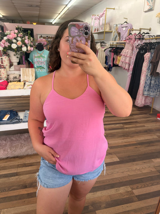 Candy Pink Tank Top