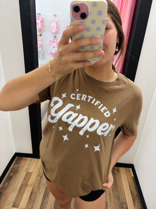 Certified Yapper Graphic Tee