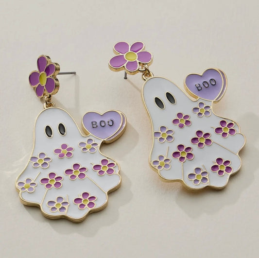 Boo Ghost Earrings
