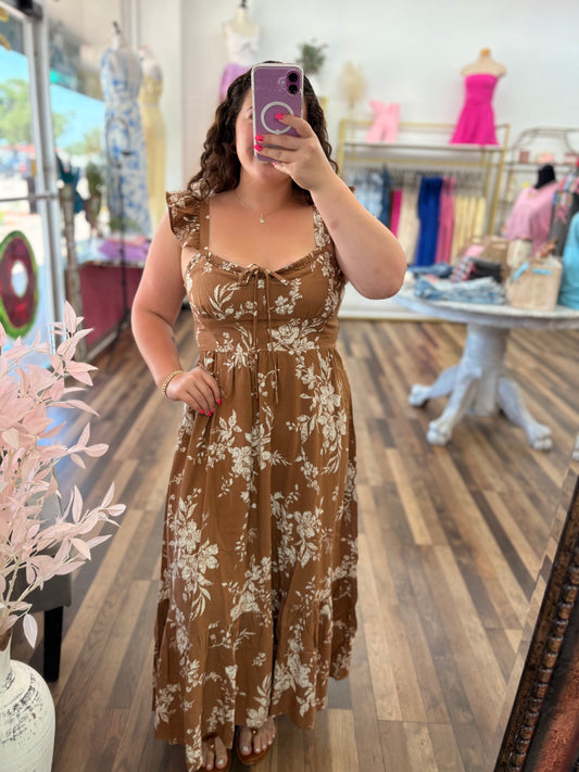 Mystical Summer Floral Dress