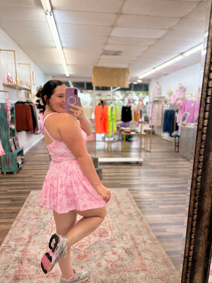 Bow & Bloom Pink Romper