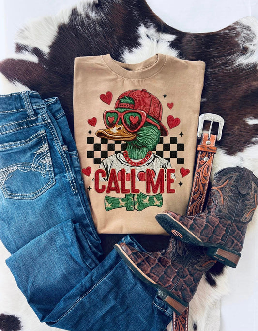 Duck Call Me Boys Tee