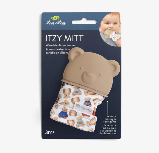 Vintage Bear Teething Mitt