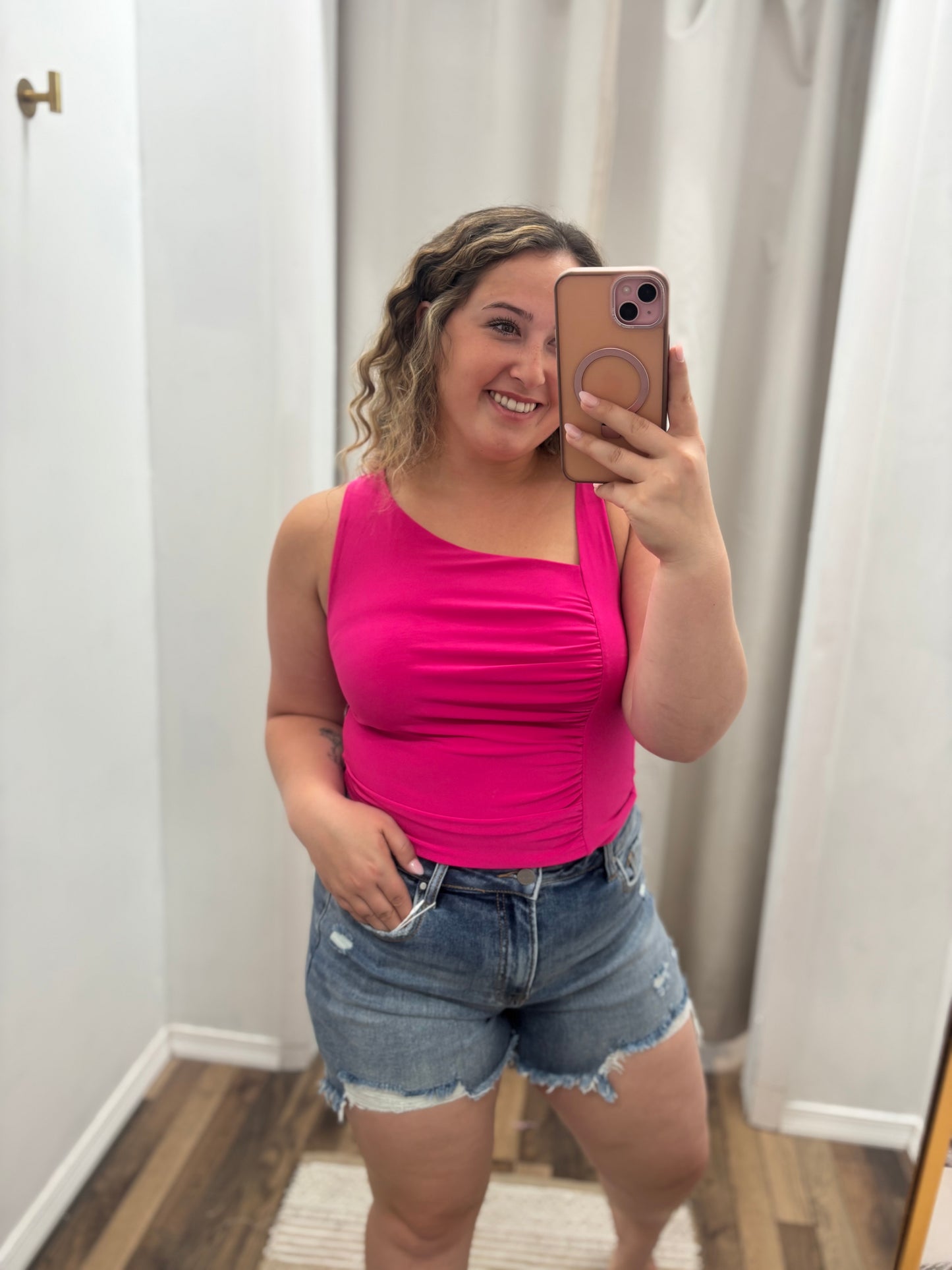 Falling In Love Pink Tank