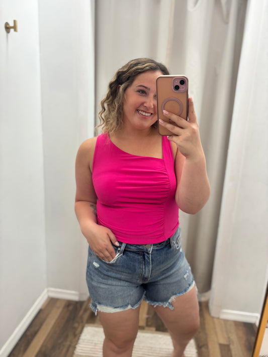Falling In Love Pink Tank