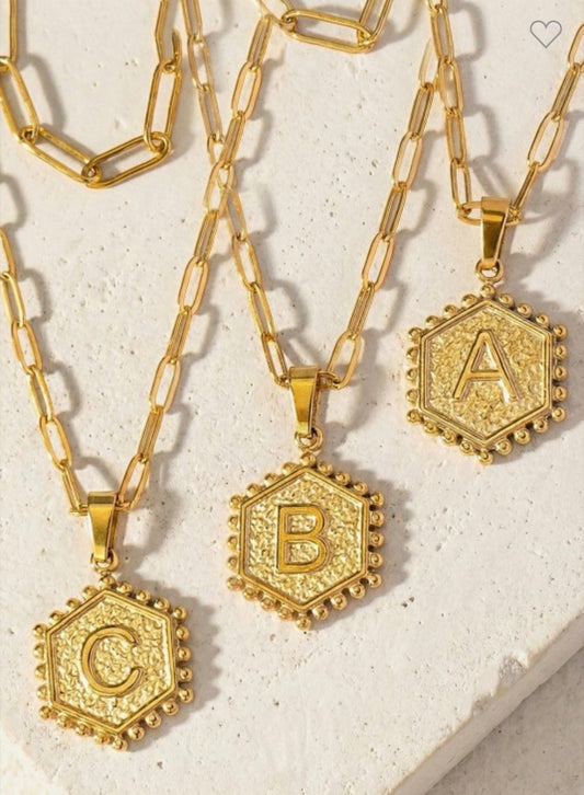 Initial Double Layer Necklace
