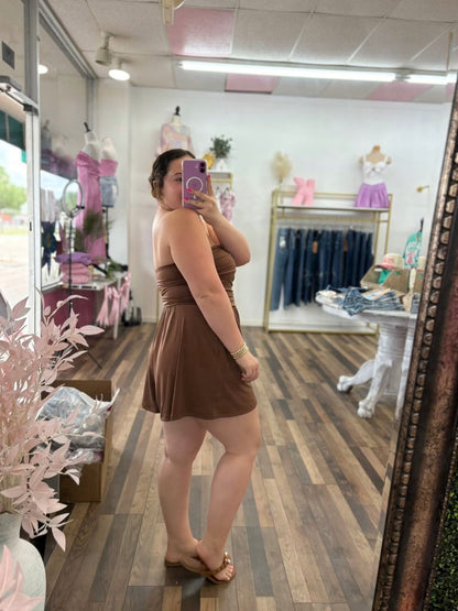 Brown Romper