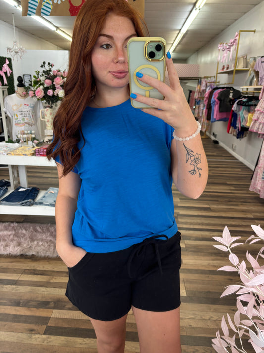 Ocean Blue Everyday Blouse