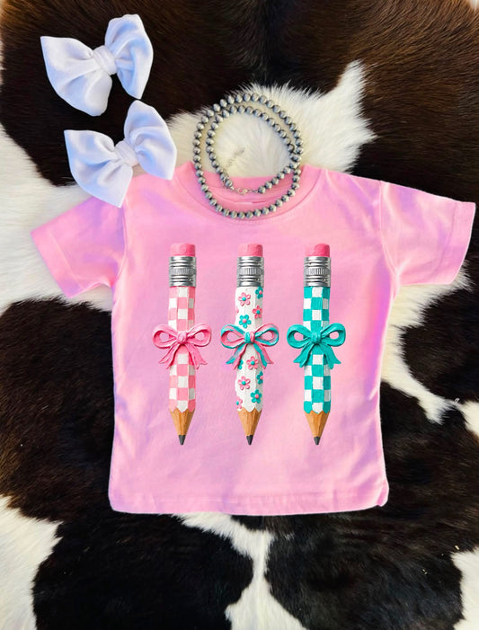 School Pencil Kids Tee
