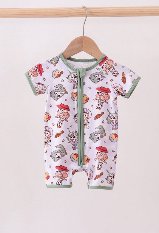 Sage Character Bamboo Romper