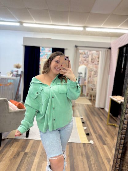 Emerald Oversized Shacket