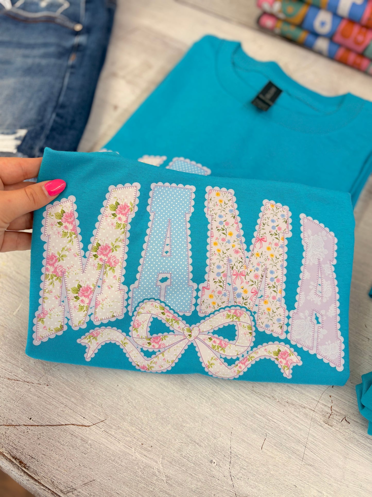Floral MAMA Graphic Tee