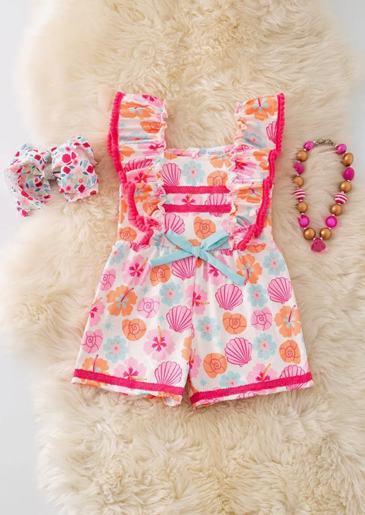 Seashell Girls Romper