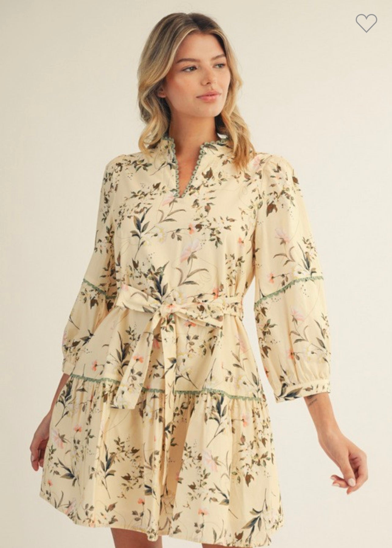 Autumn Spice Floral Dress